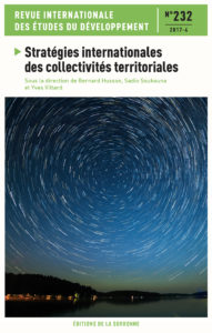 Stratégies internationales des collectivités territoriales 