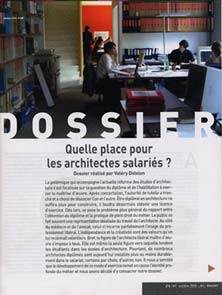 Quelle place pour les architectes salariés ?